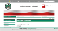 Desktop Screenshot of osir.bip.sulechow.pl